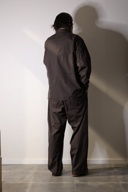phebus - GARMENT DYE COTTON PANTS [COCOA]