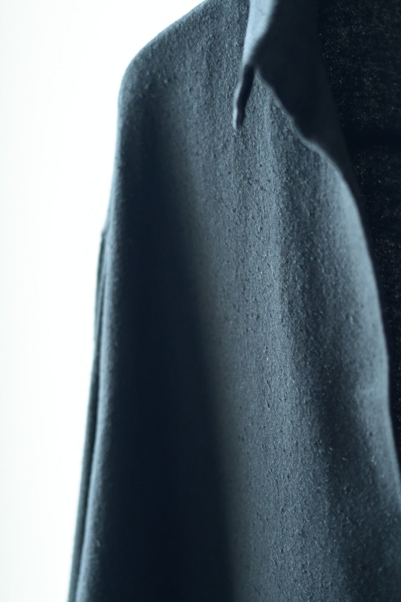 Blanc YM - Silk Cotton Skipper Shirts [Black]