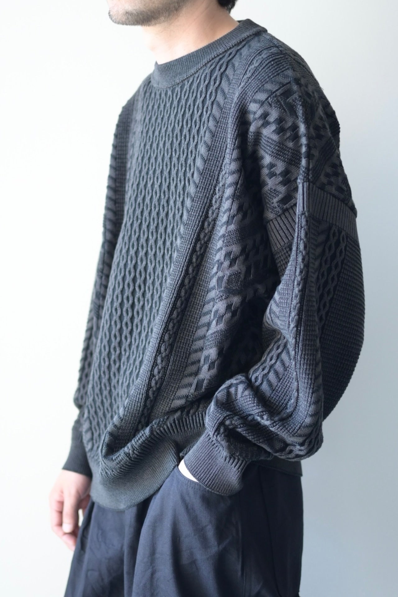 YASHIKI - Fubuki Knit [BLACK]