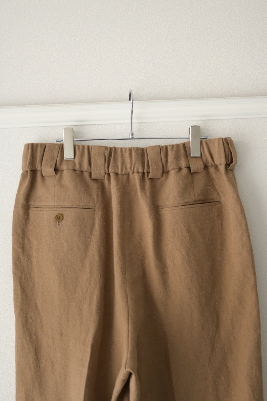 Blanc YM - Linen Silk Oversize Pants [BEIGE]