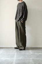 YASHIKI - Ochiba mohair Knit [OLIVE]