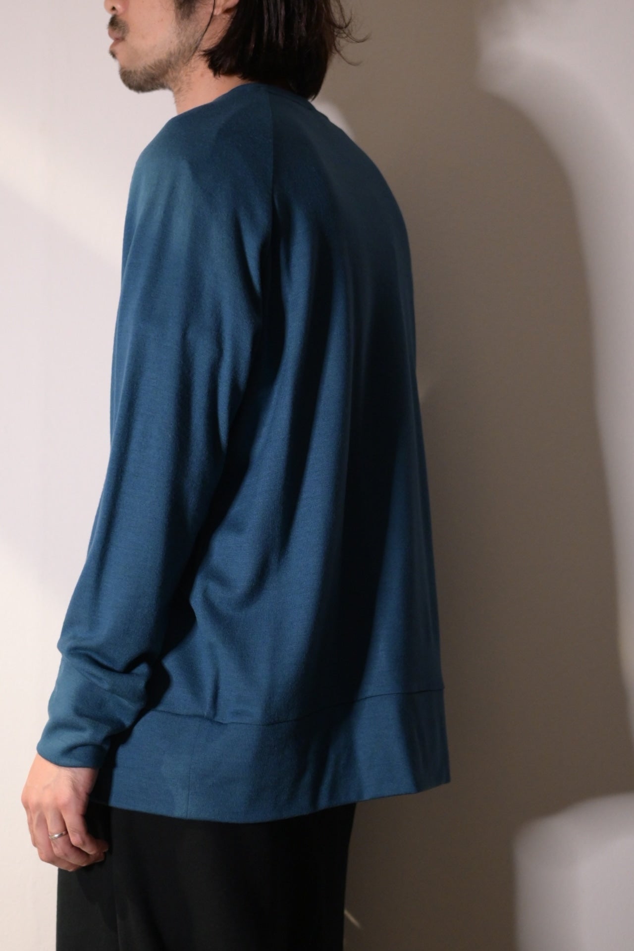 VUm - basic long knit [LIGHT BLUE]