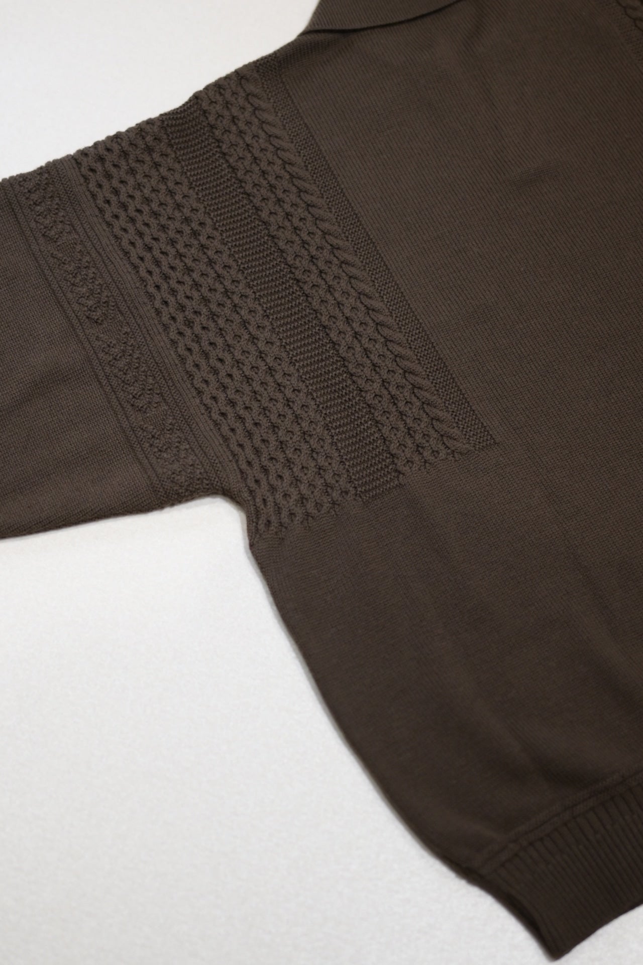 YASHIKI - Hatsuyuki Skipper Knit [BROWN]