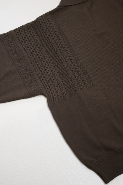 YASHIKI - Hatsuyuki Skipper Knit [BROWN]