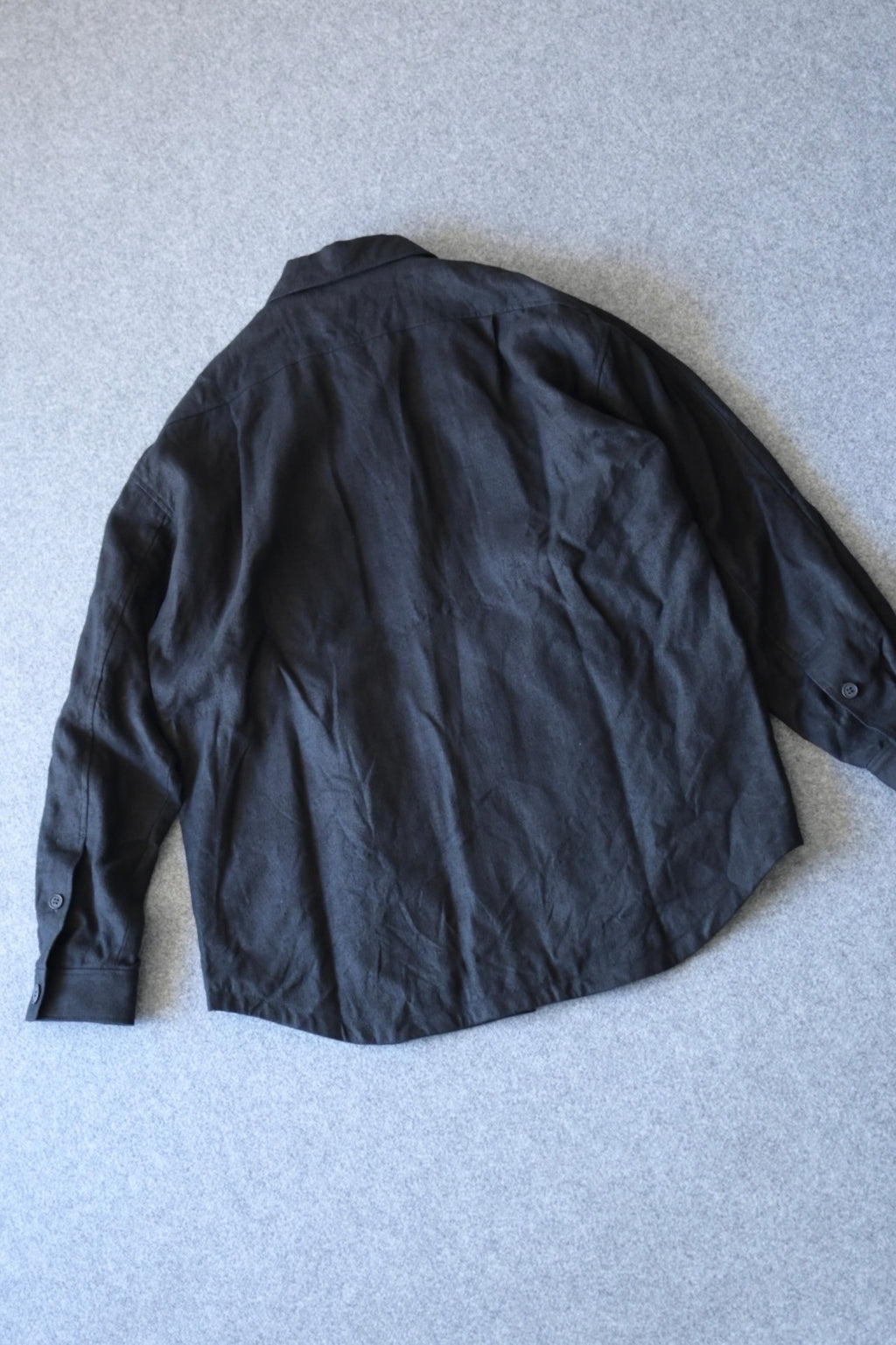 Yamauchi - Hemp flannel shirt jacket
