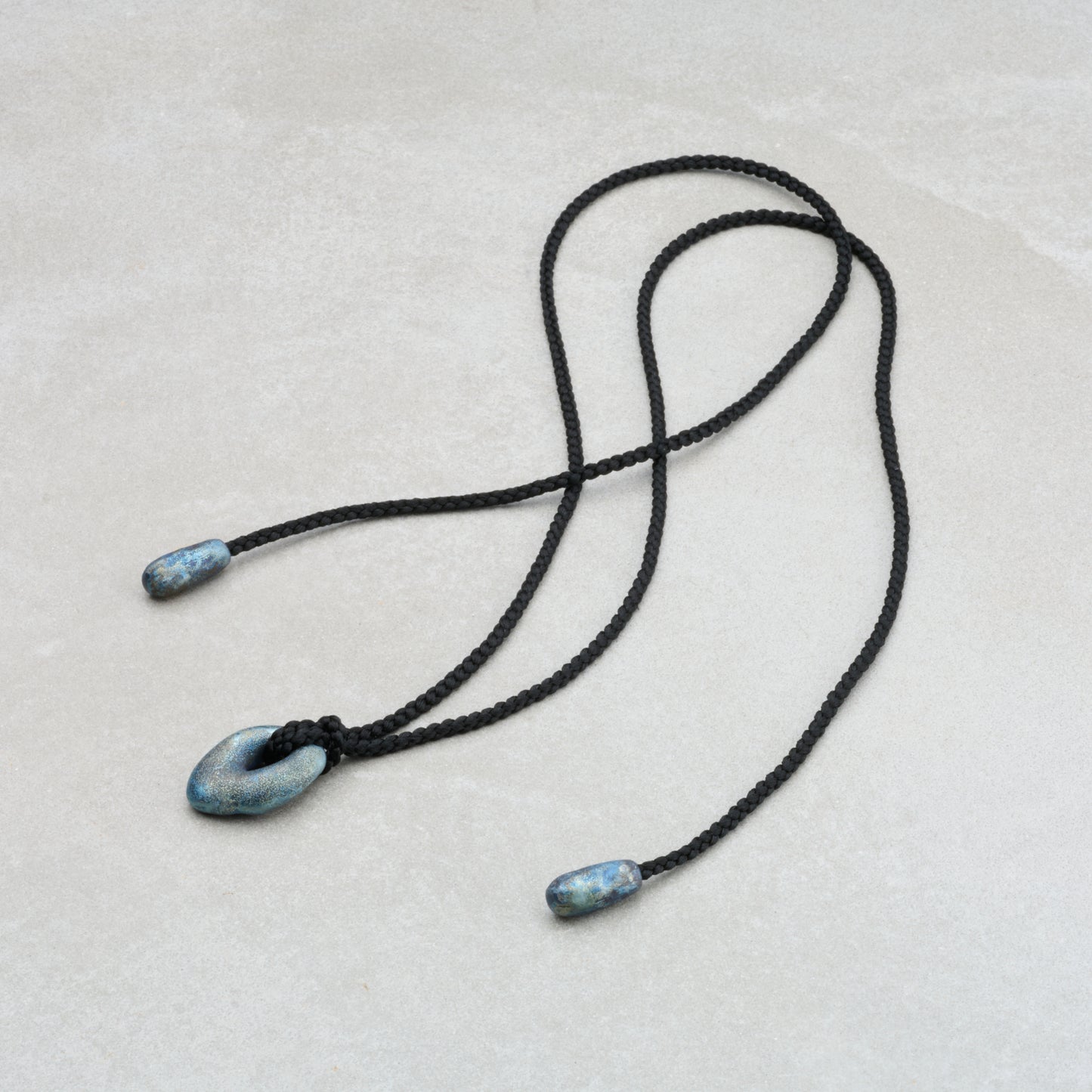 __22[ニニ] Necklace - Uneven Slate