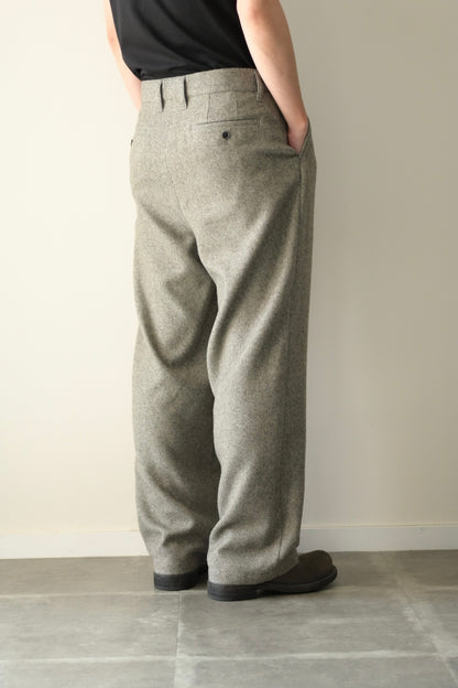 SAYATOMO - 2-Tack Wide Trousers [GRAY]