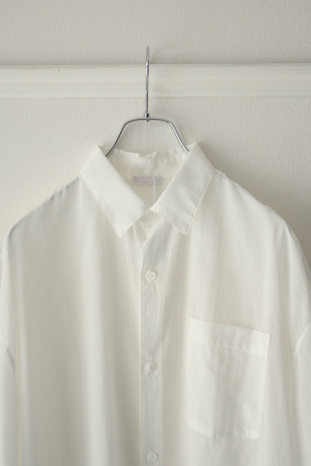 Blanc YM (ブランワイエム) - Supima Cotton Half Shirts [White]
