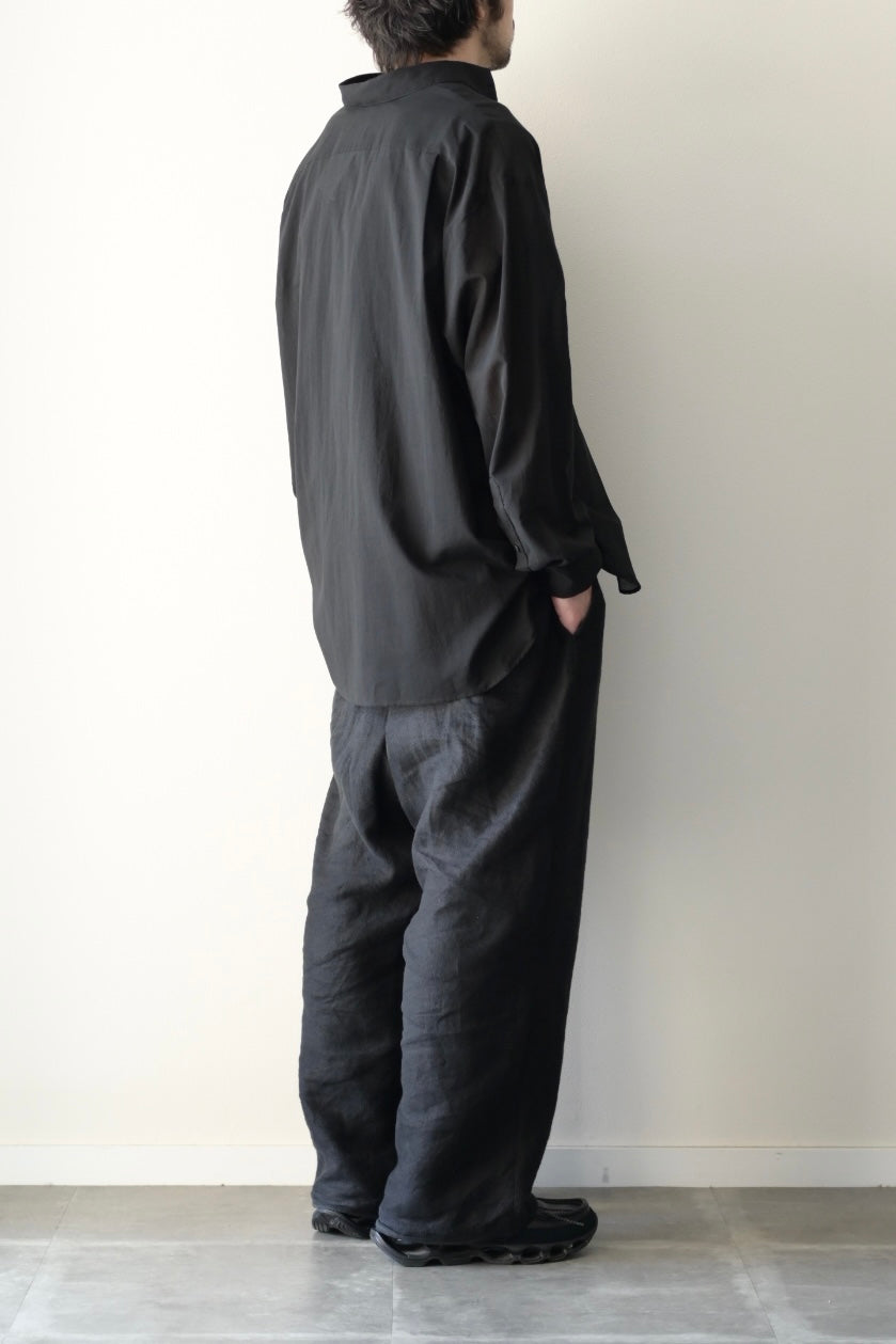 Blanc YM (ブランワイエム) - Superior Cotton Skipper Shirts [Black]