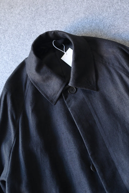 Blanc YM - HEMP OVERSIZE BALMACAN COAT