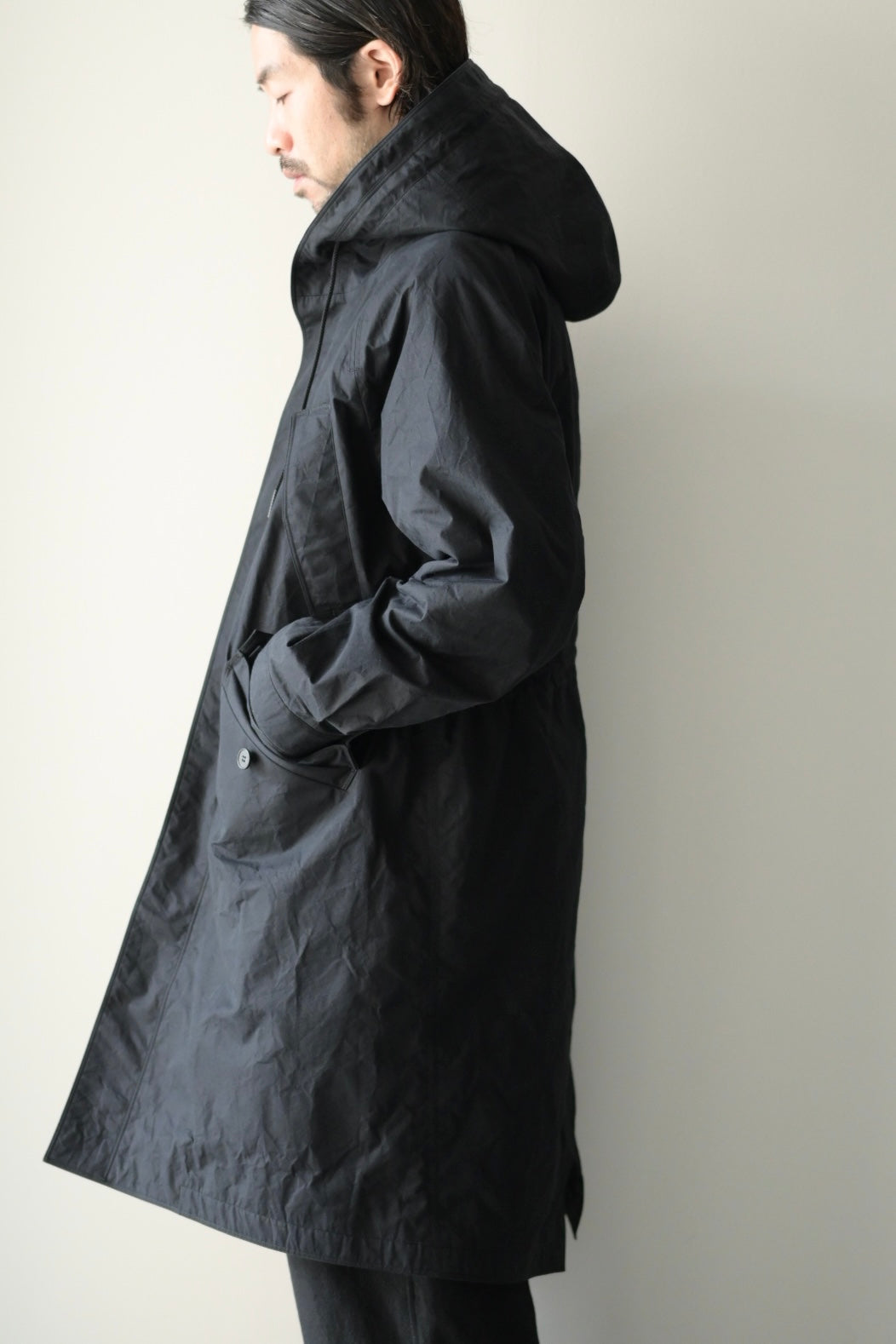 Yamauchi - Shield Cotton Cloth, 3way, Docking Military Coat