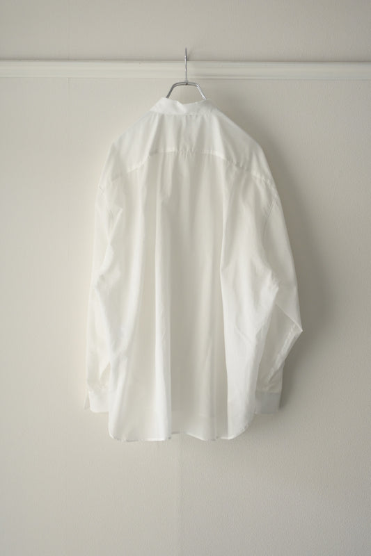 Blanc YM - Superior Cotton Wide Shirts [White]