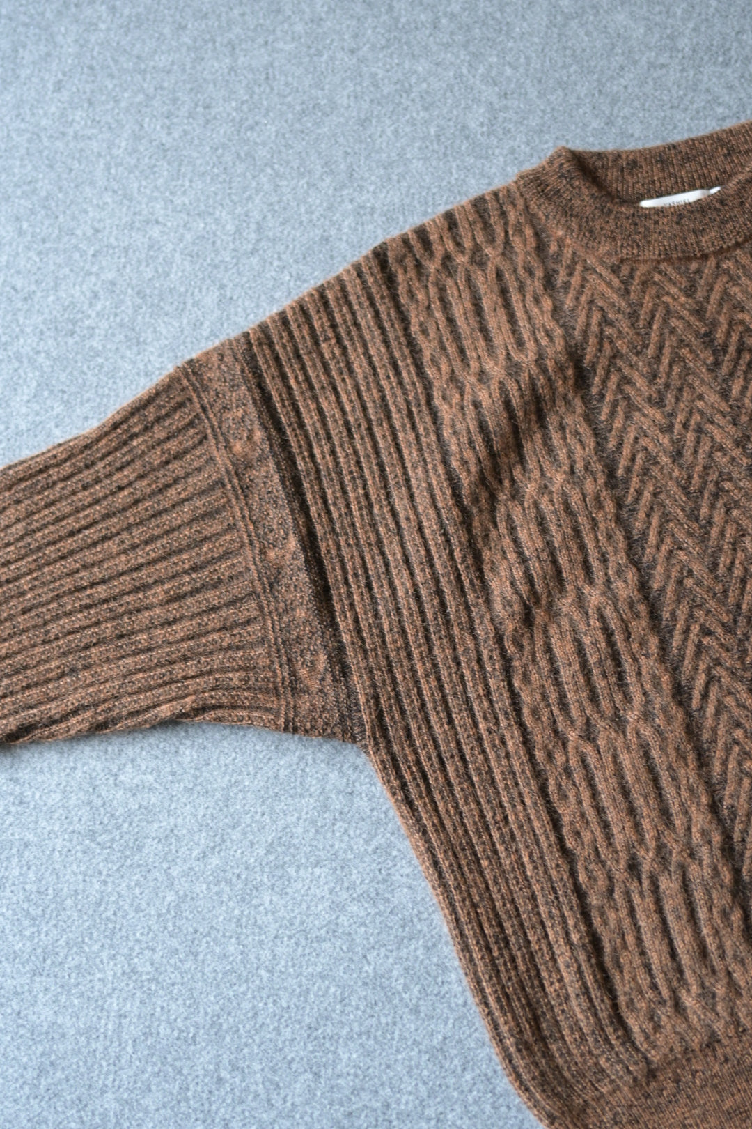 YASHIKI - Sekkei mohair Knit [ORANGE]