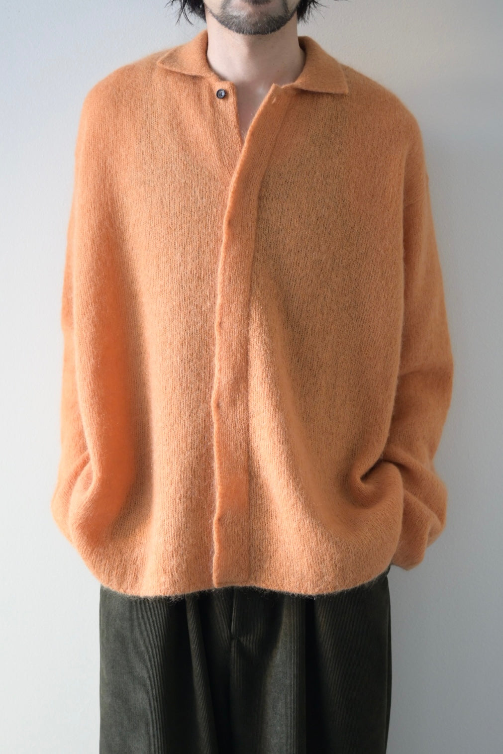 Blanc YM - Kid Mohair Knit Shirts