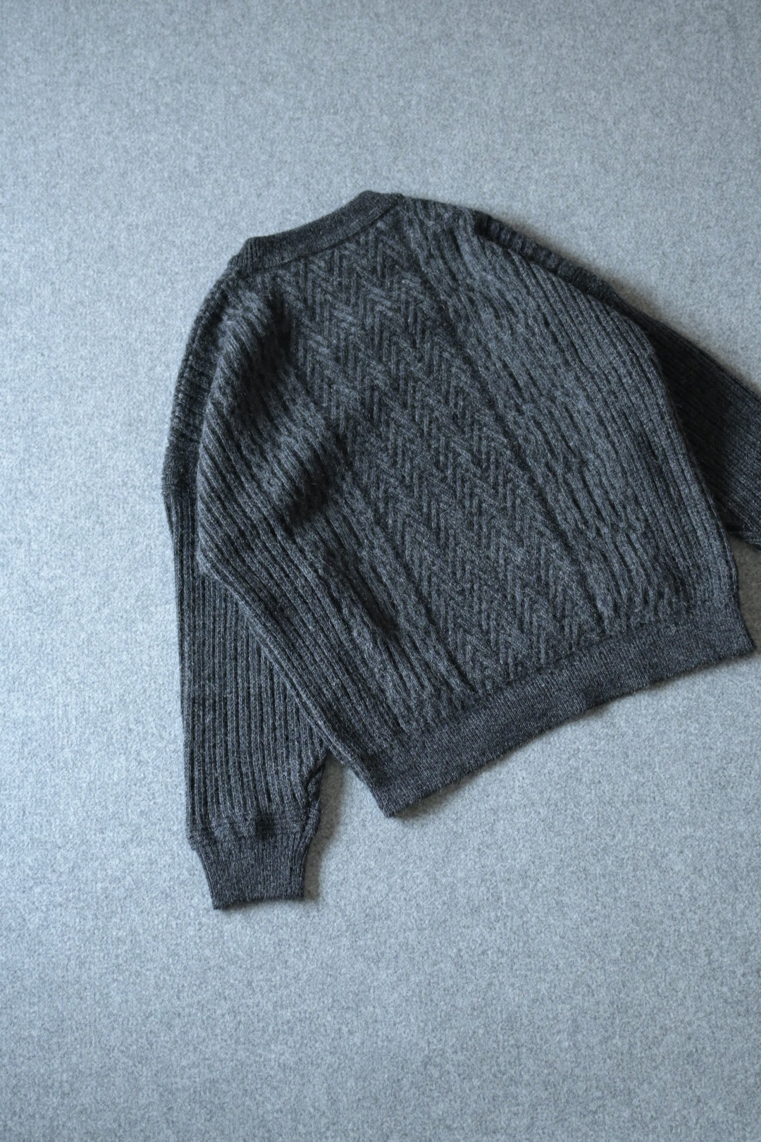 YASHIKI - Sekkei mohair Knit [BLACK]