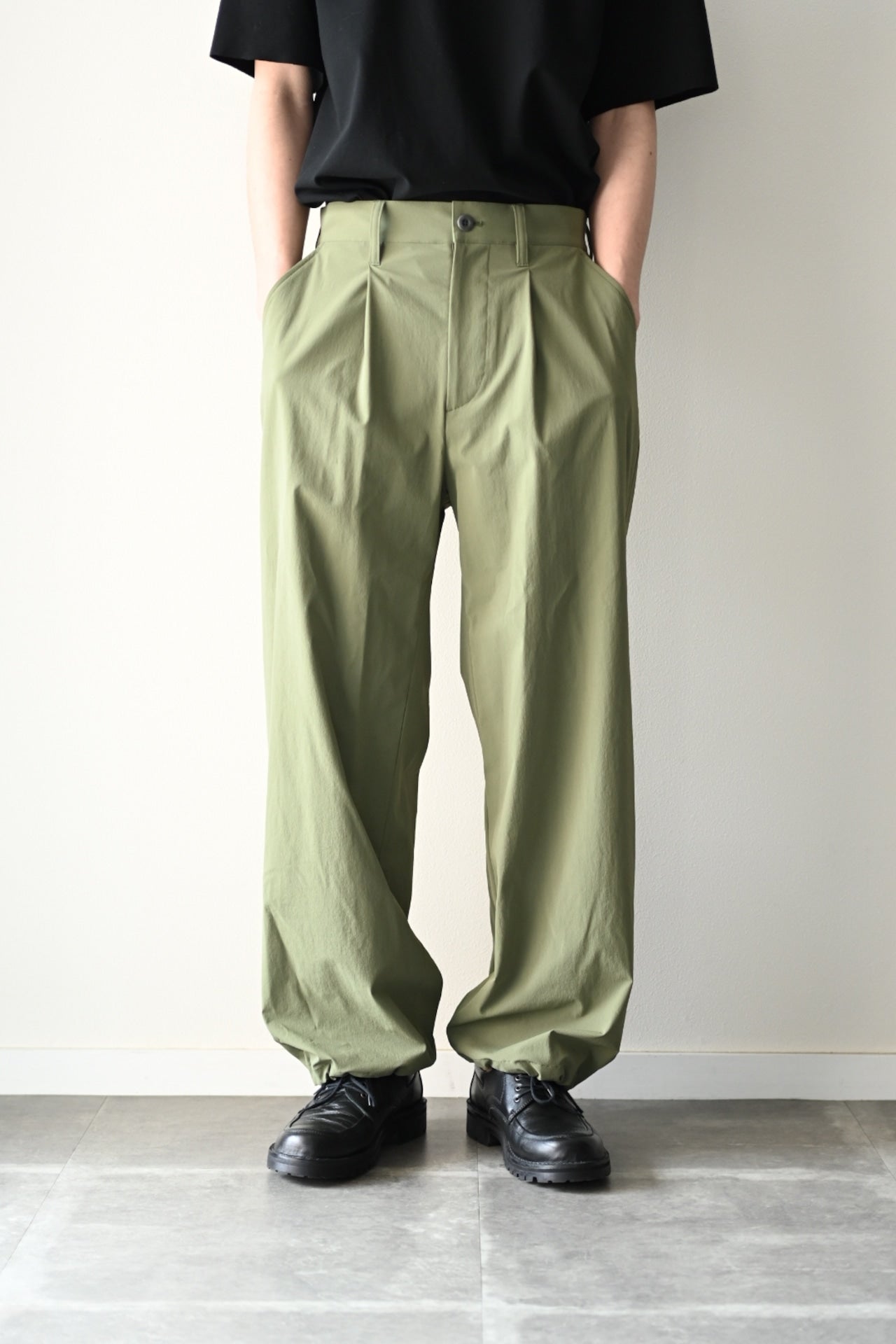 SAYATOMO - 1-Tack Nylon Trousers [KHAKI]