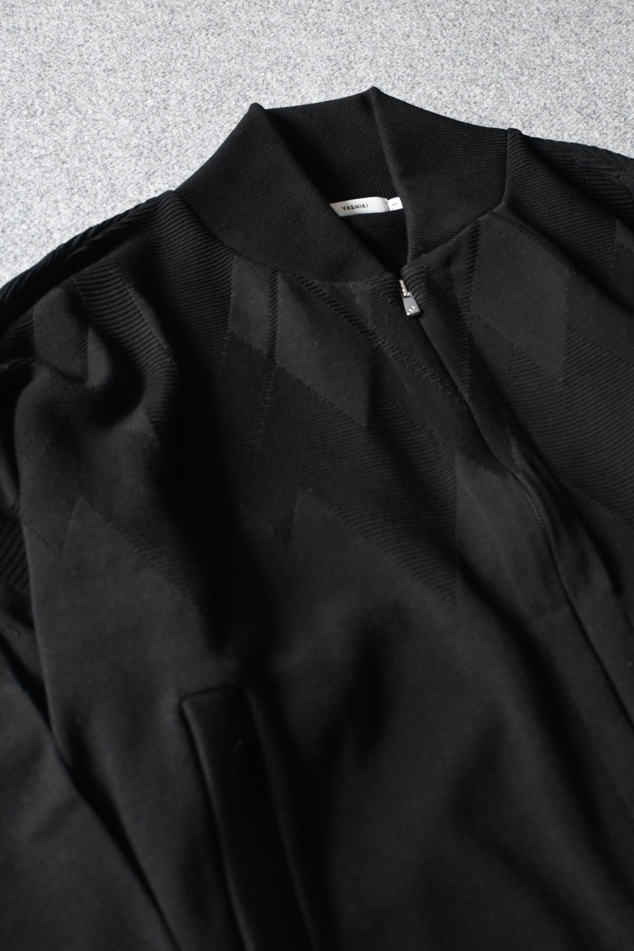 YASHIKI - Seika Knit Blouson [BLACK]