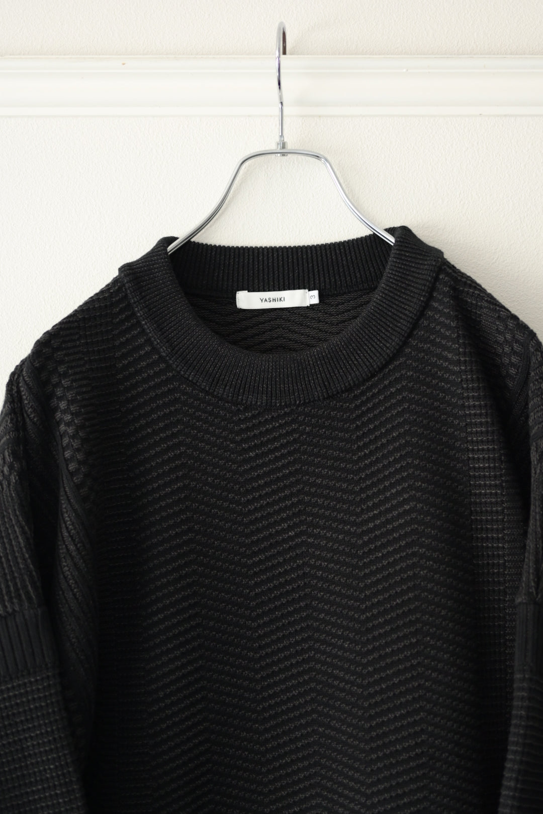 YASHIKI - Yunagi Knit [BLACK]