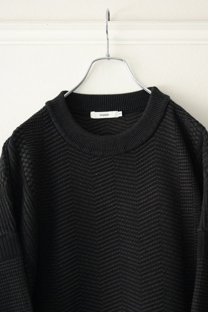 YASHIKI - Yunagi Knit [BLACK]