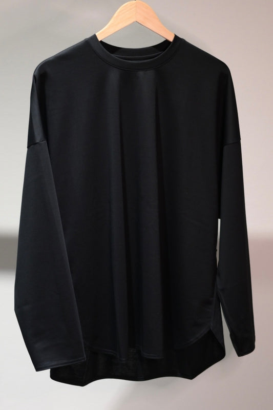 VU - basic long t-shirts [BLACK]