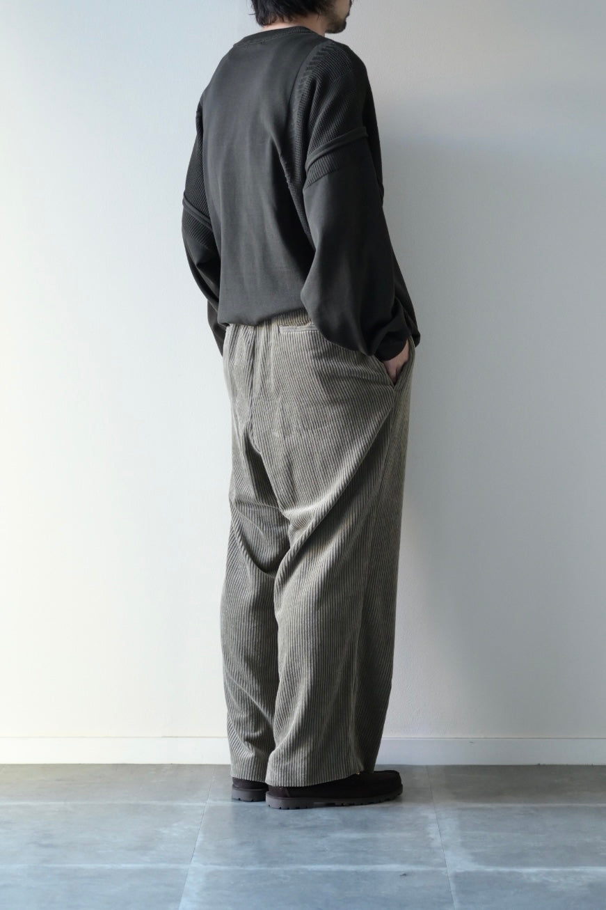 Blanc YM - Corduroy Relax Trousers