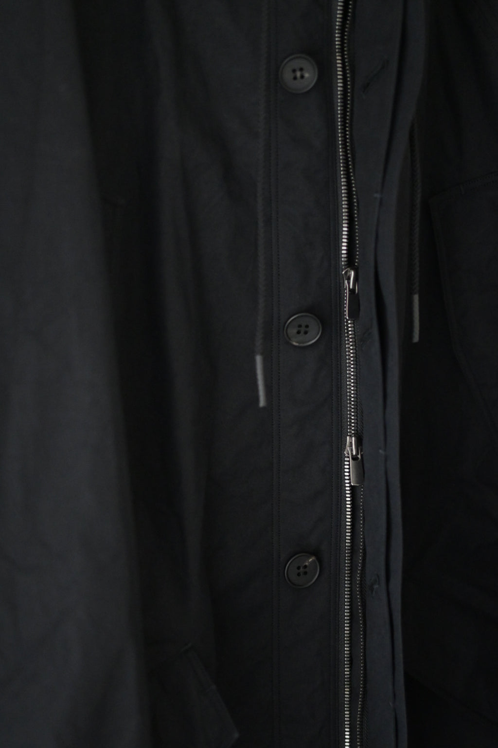 Yamauchi - Shield Cotton Cloth, 3way, Docking Military Coat