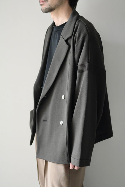 YASHIKI (ヤシキ) - Seion Short Double Jacket [DARK-OLIVE]