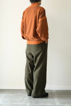 YASHIKI - Karita Half Zip Knit [ORANGE]