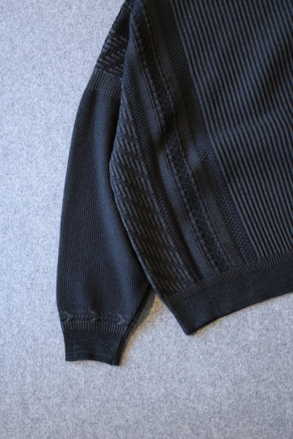YASHIKI - Yukishiro Knit [BLACK]