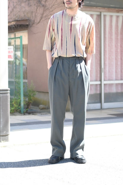 phebus - Doublecloth Three Tuck Pants