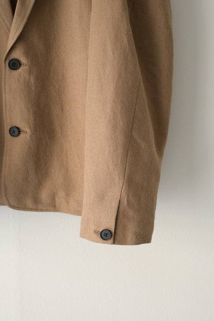 Blanc YM - Linen Silk Shirt JKT [BEIGE]