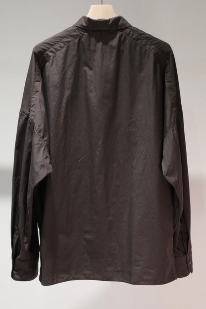 phebus - GARMENT DYE COTTON SHIRTS [COCOA]