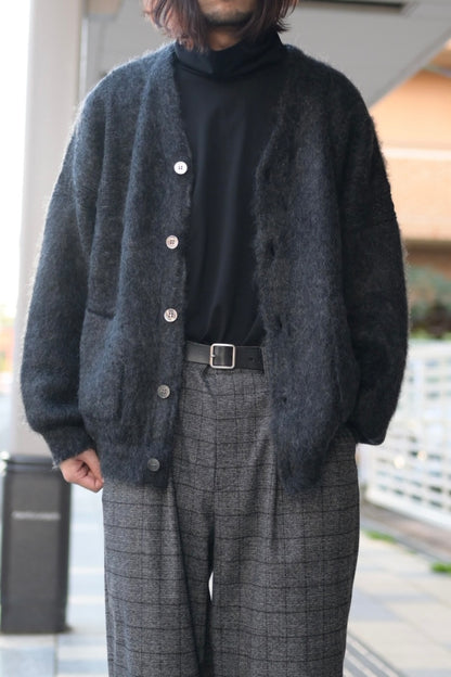 YASHIKI - Akane mohair Cardigan [ORANGE]