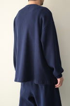 wonderland - Waffle L/S [DARK NAVY]