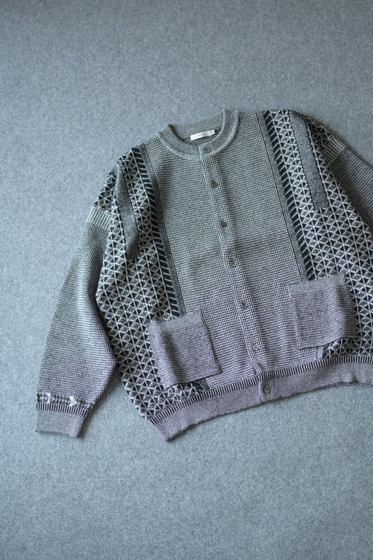 YASHIKI - Ginka Cardigan [MIX-GRAY]