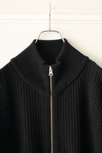 YASHIKI - Akiiro Drivers Knit [BLACK]