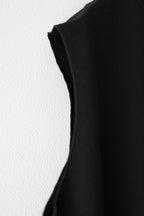 phebus  - COTTON JERSEY SLEEVELESS SHIRT [BLACK]