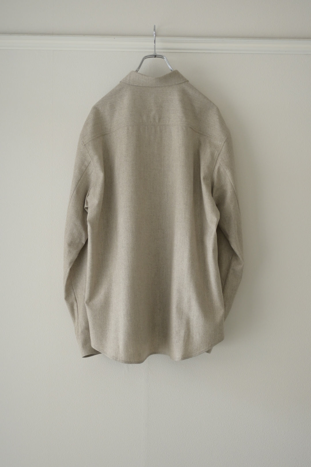 Yamauchi - Blue Fox x Yak x Wool Double Stitch Shirt