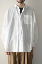 Blanc YM  - Superior Cotton Wide Shirts [White]