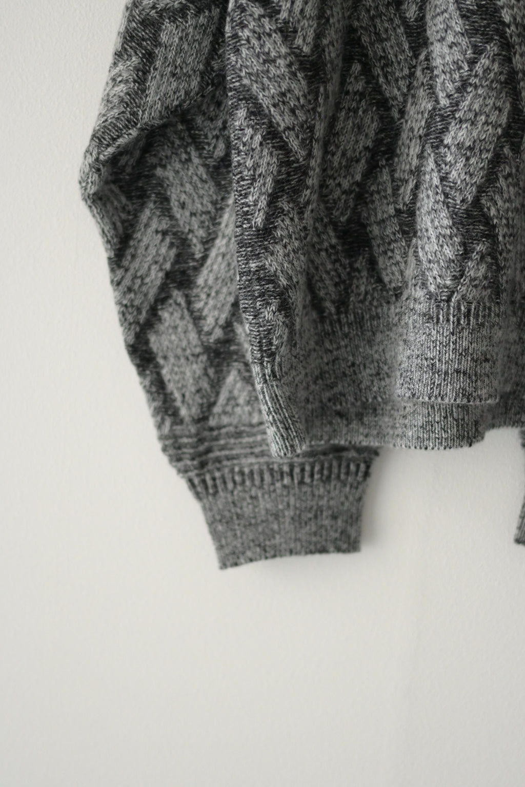 YASHIKI - Ochiba mohair Knit [MIX-GRAY]