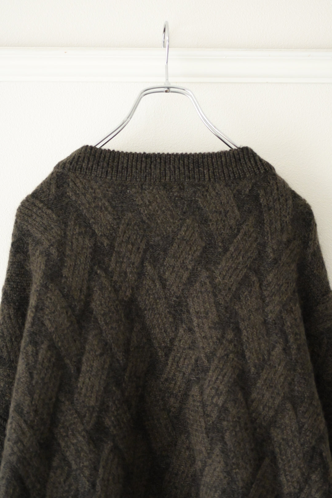 YASHIKI - Ochiba mohair Knit [OLIVE]
