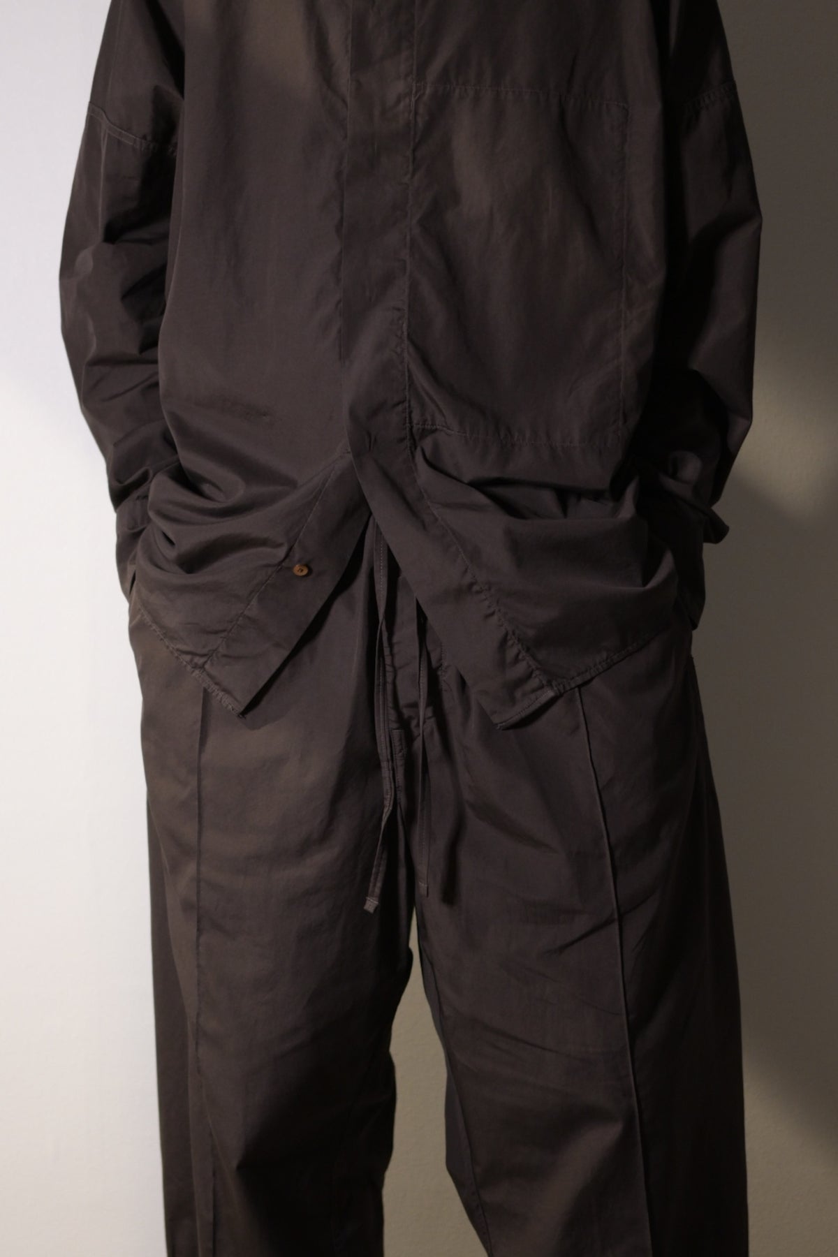 phebus  - GARMENT DYE COTTON SHIRTS [COCOA]