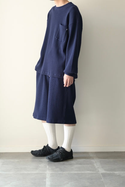 wonderland - Waffle L/S [DARK NAVY]