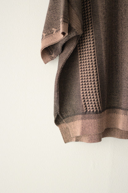 YASHIKI (ヤシキ) - Aotsuyu Knit Polo [PINK]