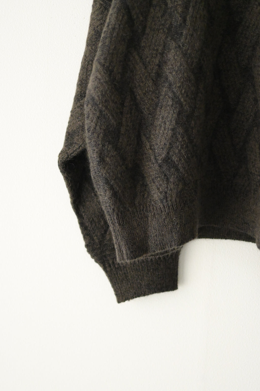 YASHIKI - Ochiba mohair Knit [OLIVE]