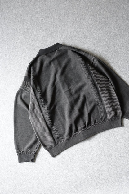 YASHIKI - Kokuu Collar Cardigan [BLACK]