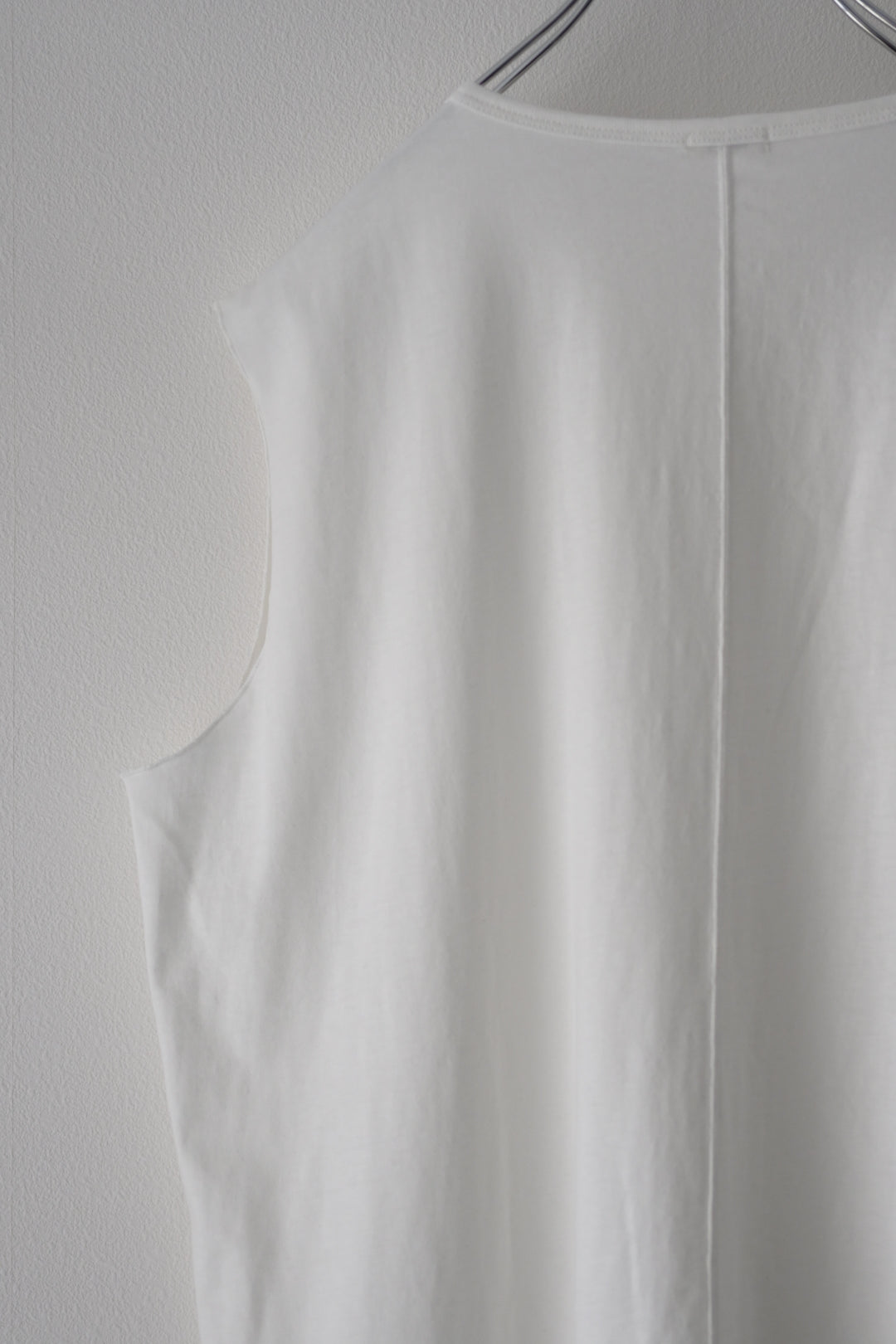 phebus (フィーバス) - COTTON JERSEY SLEEVELESS SHIRT [WHITE]