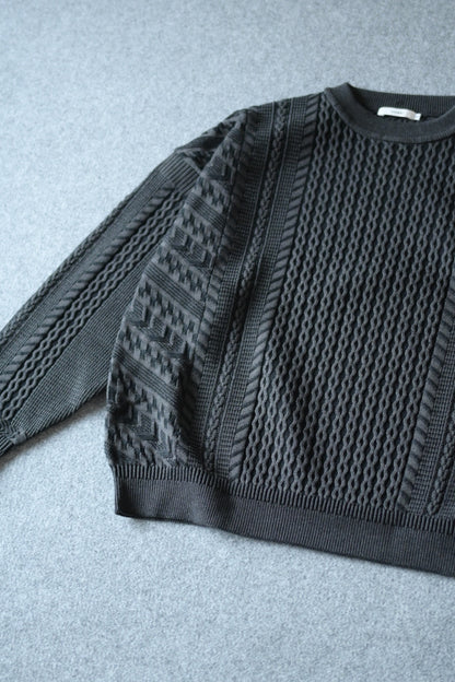 YASHIKI - Fubuki Knit [BLACK]