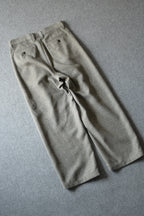 SAYATOMO  - 2-Tack Wide Trousers [GRAY]
