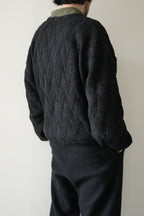 YASHIKI - Ochiba mohair Cardigan [BLACK]